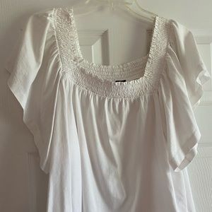 J. Crew white top